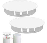 Joycabin Tappo per tubo di ventilazione da 100 mm, 2 tappi per tubi, coperchio interno per tubo Ø 100 mm, copertura per tubo in PVC, 100 mm