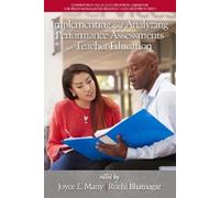 Joyce E. Many Implementing and Analyzing Performance Assessme (Copertina rigida)