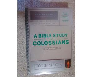 Joyce Meyer - A Bible Study of Colossians - 4 Teaching Sessions (CD & DVD of each session, Personal Study Guide, Colossians Booklet)
