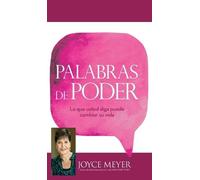 Joyce Meyer Palabras de Poder (Copertina rigida)