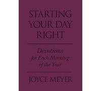 Joyce Meyer Starting Your Day Right (Purple Imitation Leather) (Tascabile)