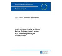 Joyce Von Marsc Naturschutzrechtliche Probleme bei der Zulassung und (Tascabile)