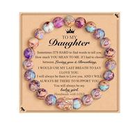 JoycuFF Regalo di compleanno per donna, idea regalo per amicizia, per donne, migliori amici, bestie, zia, femmina, mamma, figlia, nipote, fidanzato, anniversario, Natale, laurea, guarigione, pietra