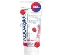 Joydivision AQUAglide lampone 100 ml è un lubrificante vegano a base acquosa con un seducente profumo di lampone, cristallino e adatto per | preservativi in lattice, ottimizzato per il pH