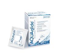 Joydivision Original AQUAglide 50x3 ml gel lubrificante Natural, lubrificante cristallino & vegano, pH ottimizzato e compatibile con preservativi in lattice