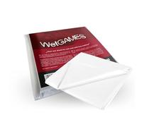 JOYDIVISION SexMAX WetGAMES Lenzuolo bianco | Telo copriletto 180 x 220 cm | Lenzuolo in PVC per giochi di coppia e massaggi | Protezione dall’umidità per letto | lavabile fino a 30°C