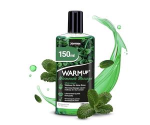 JOYDIVISION WARMup 150 ml Liquido per Massaggio con Profumo e Gusto di Menta | Effetto Riscaldante | Piace olio Massaggi