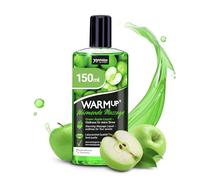 JOYDIVISION WARMup olio per massaggi alla mela verde 150 ml | Olio da massaggi con effetto riscaldante | Olio da massaggio al profumo e gusto di mela | Oli massaggi per coppie | Riscaldante