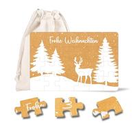 JOYEASE Happy Birthday Puzzle con sacchetto di cotone