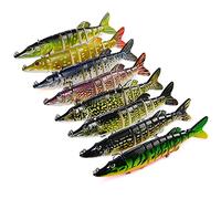Joyeee 1 Pezzi Esche Artificiali, esca da pesca mare, Artificiali da Pesca per Trota Seppie Spigola Luccio, Regalo Pesca per Uomo, papà, ragazzi, amante della pesca, Colori Casuali