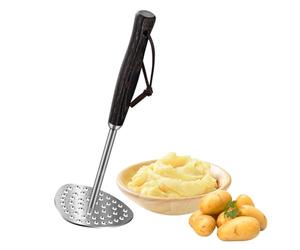 Joyeee Aplastador de Papas, schiacciapatate robusto, schiacciapatate con foro piccolo, strumento per schiacciare fagioli a mano con buona presa, utensili da cucina integrati per cucinare