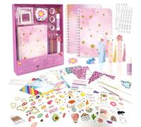 Joyeee Kit per Diari Fai Da Te per Ragazze, Set di Forniture per Scrapbooking e Diario Arti e Artigianato per Bambini, DIY Scrapbook Regalo per Età 8 à 14 Ragazze Adolescenti#1