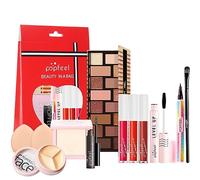 Joyeee Kit per Trucco Completo, 12 pz Cosmetico Valigetta per Beginners con Ombretti Rossetto Lucidalabbra Correttore ecc, Sorpresa Regalo Tavolozza di Trucchi per donne l'uso quotidiano e viaggio#3
