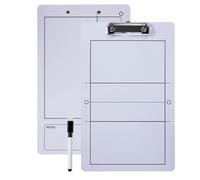 Joyeee Lavagna bianca cancellabile a secco allenatore, 34 x 21 cm, double-face, accessori per allenatori di pallavolo