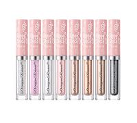 Joyeee Ombretto Liquido, 8 Colori Sweatproof Shimmer Trucco Scintillante Lunga Durata Quick Dry High Pigment Liquid Eyeshadow Festival Gift