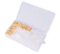 JOYELEC Kit Capicorda Terminali da Crimpare in Rame 564 Pezzi - 2,8 mm 4,8 mm 6,3 mm Connettori Elettrici Piatti Isolati Maschio Femmina, per Auto e Cavi Elettrici con Storage Box