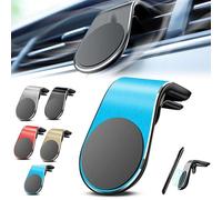 Joyeloo Magnetic Phone Holder - Mobile Phone Navigation Magnetic Bracket, L Type 360° Rotatable Car Phone Mount Magnet, Universal Strong Magnetic's Hold-No Slipping & Shaking & Sudden Drops (Blue)