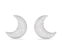 Orecchini da donna a clip Luna Swarovski Bianchi Placcato rodio 5666158