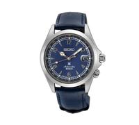Seiko PROSPEX ALPINIST SPB531J1, Orologio Automatico da Uomo, Quadrante Blu, Cassa Rotonda, Cinturino in Pelle Nero
