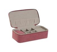 JOYERO SET 2 POLIESTER 20,5X10X6 VIAJE PANA