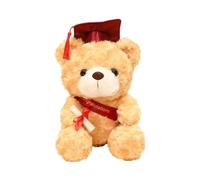 Joyesplay Orso di peluche per laurea con cappello da dottore, 23 cm Orso di laurea come regalo di bachelor, regalo di laurea e regalo per la fine degli studi per esame superato o cerimonia di laurea