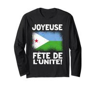 Joyeuse Fete De L'Unite Giorno dell'Indipendenza di Gibuti Maglia a Manica