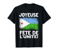 Joyeuse Fete De L'Unite Giorno dell'Indipendenza di Gibuti Maglietta