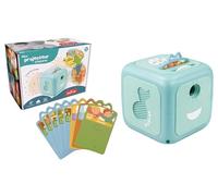 JOYEUSE - Proiettore Musicale per Bambini con Storie e Filastrocche - Sveglia Musicale - Luce Notturna - Proiezione Stellata - 8 Dischetti Integrati - Batterie Incluse - da 3 Anni in su