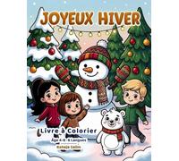 Joyeux Hiver: Livre à Colorier des Mots d'Hiver