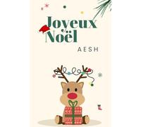 Joyeux Noël: AESH - Carnet de notes - 119 pages lignées format 13.97 X 21.59 cm - Cadeau personnalisé pour dire merci à votre AESH - Cadeau original de fin d'année