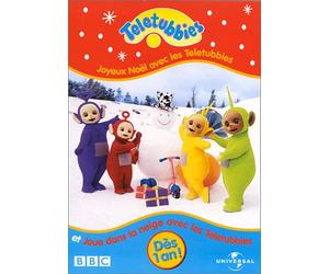Joyeux Noël avec les teletubbies;joue dans la neige avec les teletubbies