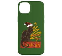 Joyeux Noel Le Chat Noir con albero d'oro stilizzato v2 Custodia per iPhone 14 Plus