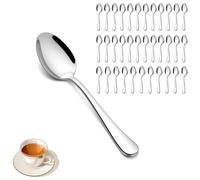 Joyfair Cucchiaini da caffè in acciaio inox, 36 pezzi, 13,5 cm, cucchiaini da caffè, cucchiaini da dessert per casa, ristorante, caffetteria, lucidati a specchio e lavabili in lavastoviglie, manico
