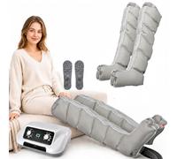 Joyfitness Macchina portatile di compressione della gamba con tuta di | Sistema di drenaggio linfatico che utilizza la tecnologia di compressione dell'aria per gambe, polpacci e rilassamento del