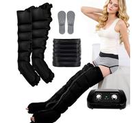 Joyfitness Macchina Pressoterapia per Casa Pressoterapia Professionale per Casa Completa, Massaggiatore Per Gambe Compressione D'aria, Pressione Del Tempo Regolabile (Combinazione Opzionale)