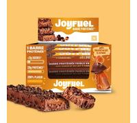JOYFUEL Barrette proteiche - Gusto cioccolato con latte e caramello - < 2 g di zucchero - 20 g di proteine - Scatola da 12 barrette x 55 g