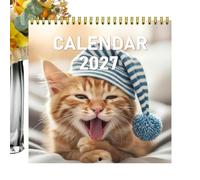 Joyful Cat-Themed 2027 Calendar Wall Cats Funny Schedule Organizer Planner