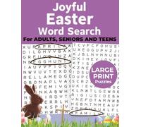 Joyful Easter Word Search for Adults, Seniors and Teens: Large Print, +1500 Words