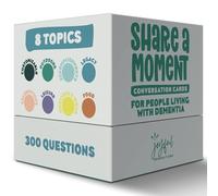 Joyful Generations Biglietti di conversazione Share a Moment | Attività demenza per anziani | Biglietti di conversazione su Alzheimer e demenza | Ideale per persone che vivono con demenza, famiglie e
