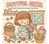 Joyful Girl: Comfy Moment Coloring Book of Girl’s Life Positivity, Laughter, and Self-Love, Teens, Women, Kids Adults