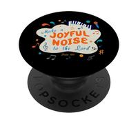 Joyful Noise Christian Lode Adorazione Fede Vangelo grafico PopSockets PopGrip Adesivo