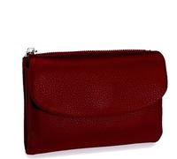 Joyfullygo, portafoglio unisex in pelle di ciottoli, portamonete con porta carte di credito, impermeabile, portamonete e slot per contanti, Colore 19, 5.3×1.1×3.9 inches, Moderno