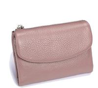 Joyfullygo, portafoglio unisex in pelle di ciottoli, portamonete con porta carte di credito, impermeabile, portamonete e slot per contanti, Colore 10, 5.3×1.1×3.9 inches, Moderno