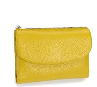 Joyfullygo, portafoglio unisex in pelle di ciottoli, portamonete con porta carte di credito, impermeabile, portamonete e slot per contanti, Colore 5, 5.3×1.1×3.9 inches, Moderno