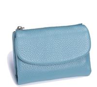 Joyfullygo, portafoglio unisex in pelle di ciottoli, portamonete con porta carte di credito, impermeabile, portamonete e slot per contanti, Colore 14, 5.3×1.1×3.9 inches, Moderno