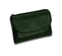 Joyfullygo Wallet, Relevantk Unisex Pebble Leather Wallet - Small Wallets for Women, for Men & Women (Dark Green)