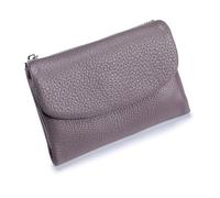 Joyfullygo Wallet, Unisex Pebble Leather Wallet, Genuine Leather Coin Purse, Bifold Coin Purse with Credit Card Holder (A-11)