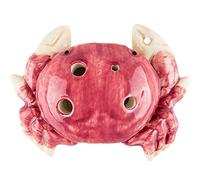 JOYGOOD Ocarina, piastrella SC a 6 fori, flauto tradizionale dei cartoni animati, strumento a fiato a forma di granchio, regali per amici o figli e figlie (colore: rosso, dimensioni: 6 fori-SC)