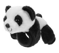 Joygoodta Braccialetti con Animali di Schiaffo 5.5x4.7 Simpatico Panda Peluche Bracciale con Schiaffo Animali di Peluche Braccialetti Portatili e Leggeri per Bambini Compleanno Giungla Bomboniere Ani