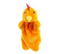 Joygoodta Burattini a Mano da 25 cm, Giocattoli di Peluche con Pollo per Giochi di finzione fantasiosi narrazione di storie per Bambini e Adulti (Cazzo)